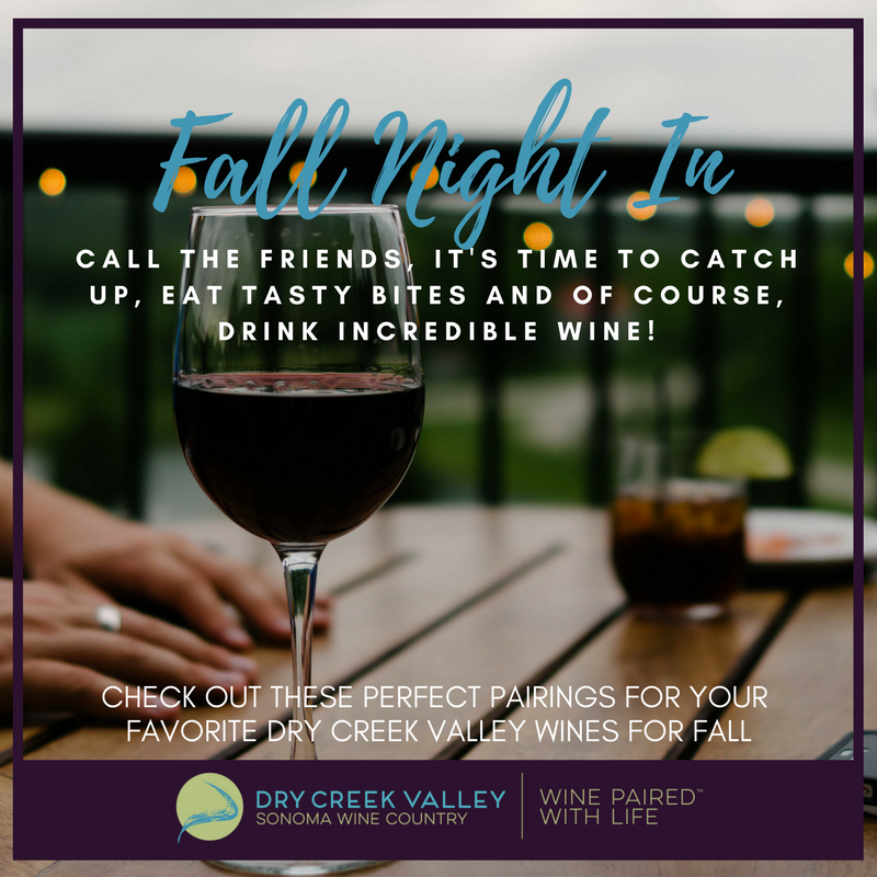 Fall Night In Image Dry Creek Valley