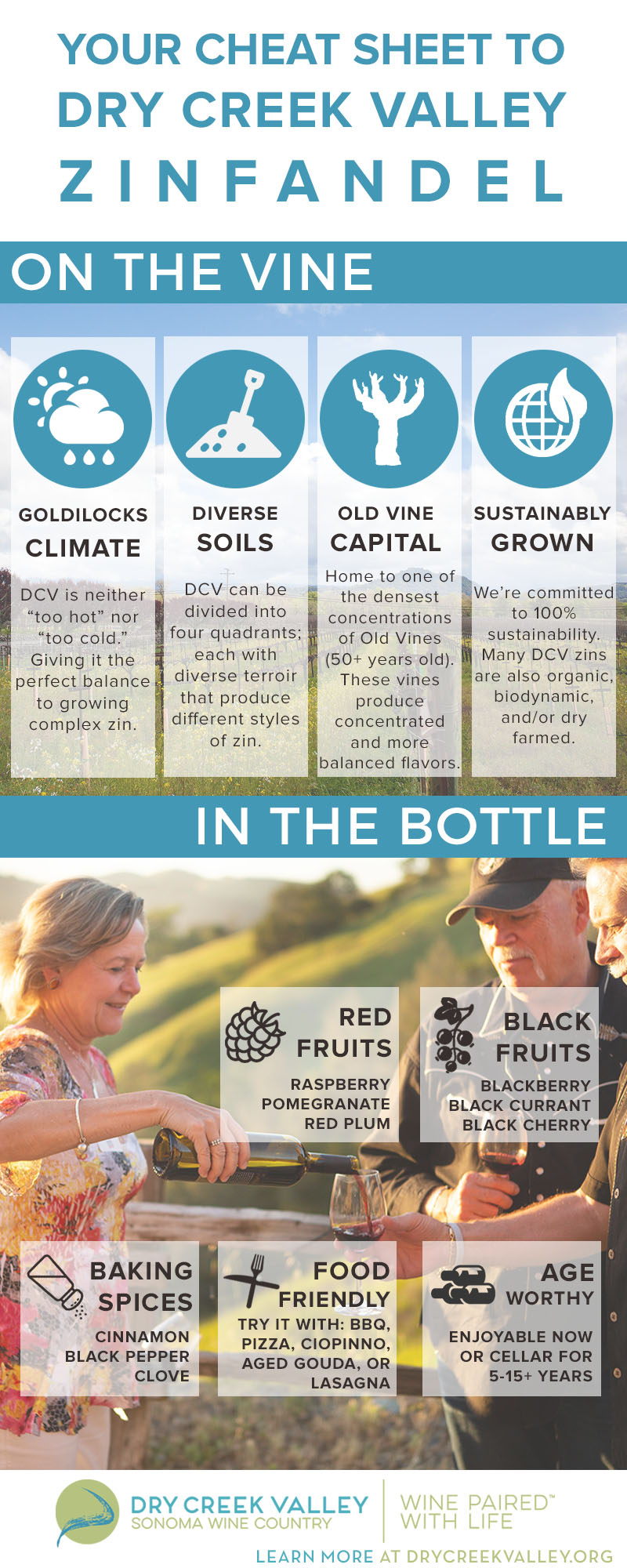 What Makes Dry Creek Valley Zinfande Uniquel Infographic